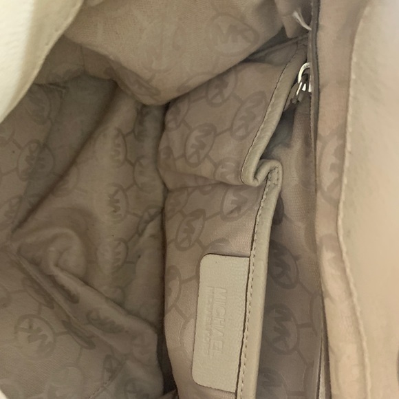 Michael Kors beige Leather Satchel - Picture 12 of 16